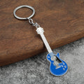 Metal Electric Guitar Keychain in Six Color Options view 4