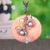 Korean-Pink Pearl-Flower-Pom