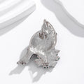 Bird Enamel Metal Brooch Pin 3.7 x 4.7 cm for Jackets and Lapels view 3