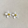 Assorted Enamel Flower Bow Geometric Stud Drop Earrings view 3