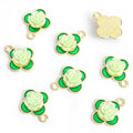 Rose Shell Turtle Enamel Metal Jewelry Charms, 8 Colors view 7