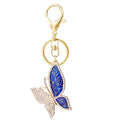 Mixed Patterned Tassel and Multicolor Jeweled Butterfly Keychains in Sixteen Styles view 5