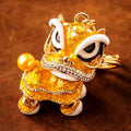 Chinese Lion Dance and Mixed Fortune Character Keychains view 4