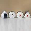 Miniature Sushi and Rice Ball Resin Clip Keychains view 2