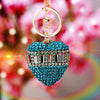 Sky-Blue Plain-Baguette-Heart