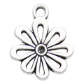 Antique Silver Sunflower Metal Charms with 25 Listed Options view 11