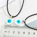 Blue Evil Eye Pendant Cord Necklaces in Gold or Silver Tone view 4