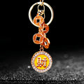 Crystal Five Coin Fortune Keychains in Five Colors plus Assorted view 3