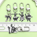 Cat Charm Keychains in 10 Pictured Variations for Bags and Keys view 3
