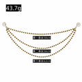 Triple Layer Gold Ball Bead Garland Christmas Tree Decor view 2
