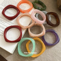 Marbled Geometric Resin Bangle Bracelet 10 Color Styles view 4