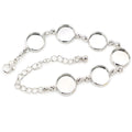 Five-Setting Round Cabochon Bracelet Trays in Three Finishes view 4