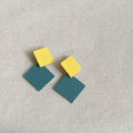 Assorted Enamel Flower Bow Geometric Stud Drop Earrings view 6