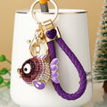 Jeweled Fish Keychains in Multiple Shapes, Colors and Braided Options view 11
