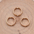 Round Ring Frame Spacer Beads in Four Metal Tone Finishes view 4