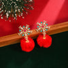 Red Pom Snowflakes