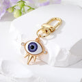 Gold Evil Eye Keychains Spikes Lashes Framed Six Styles view 5