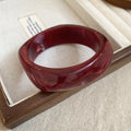 Acrylic and Rattan Weave Bangle Bracelets Mixed Styles view 9