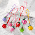 Miniature Fruit Bell Phone Strap Charms in Seven Designs view 1