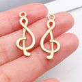 Yellow Guitar and Musical Instrument Metal Charms with 26 Listed Options view 12