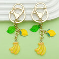 Strawberry, Cherry and Lemon Charm Keychains in 43 Pictured Variations for Bags and Keys view 1