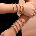 Zircon Tennis Bracelets Leaf Flower Halo Link Styles view 2