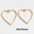 Gold Tone Open Back Resin Frames in Eleven Geometric Shapes view 6