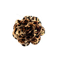 Leopard Print Fabric Flower Petal Large Shark Hair Claw Clip view 5