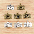 Vintage Camera Charms in Antique Bronze and Silver Finishes view 4