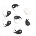 Black And White Yin Yang Jewelry Components For DIY Earrings And Bracelets Charms view 7
