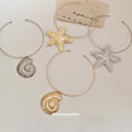 Textured Shell and Starfish Pendant Necklaces for Layered Everyday Styling view 4