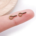 Metallic Screw Eye Jewelry Findings with 32 Listed Options view 8
