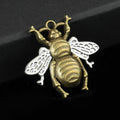 Antique Alloy Bee Insect Charm Pendant Three Metal Finishes view 6
