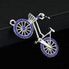 Silver Blue Rhinestone