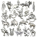 Antique Silver Elephant Metal Charms with 20 Listed Options view 1