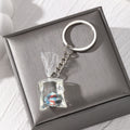 Transparent Water Bag Fish Split Ring Keychains in Eleven Designs view 7
