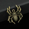 Alloy Spider and Spider Web Charm Pendants Two Sizes Three Finishes view 4