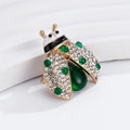 Ladybug Crystal Metal Brooch Pin for Jackets and Lapels view 5