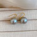 Pearl Hook Earrings in Four Colors With Gold-Tone Hooks view 9