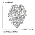 Oversized Crystal Cluster Brooch In Eight Rich Colorways view 9