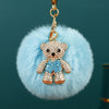 Blue Crystal-Bear-Pom