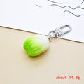 Silver Tone Novelty Food Replica Clip Keychains in Twenty Six Designs view 10