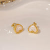 White Heart Clips