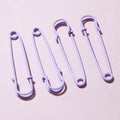 Color Coated Metal Safety Pins in Ten Color Options view 10