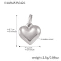 DIY Charm Bracelet Heart Bear Bow Rose Gold Steel Set view 8