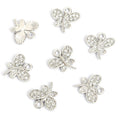 Rhinestone Dragonfly Charms in Gold and Silver Tones view 6