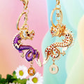 Mixed Jeweled Chinese Dragon Keychains in Forty Seven Pictured Styles view 4