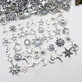 Antique Silver Moon and Sun Metal Charms with 11 Listed Options view 4