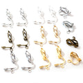 Triangle Drop Clip-On Earring Findings in Six Color Options view 1
