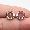 13x13x3.2mm 1.2g Multicolor Zinc Alloy Hollow Round Loose Metal Beads for Bracelet Necklace Jewelry Making